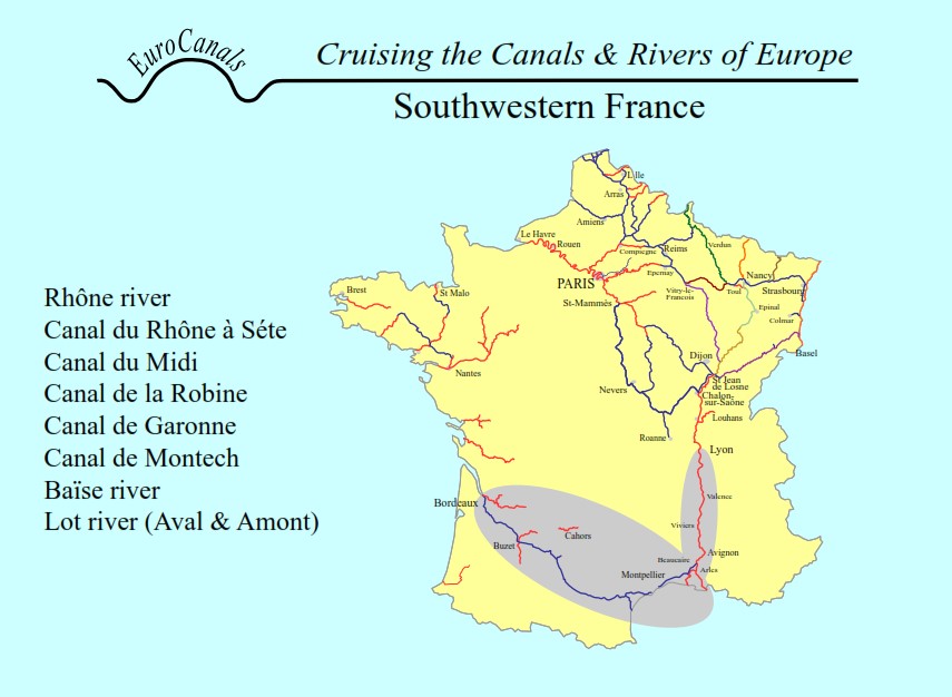 SouthWestern France Canal Guide
